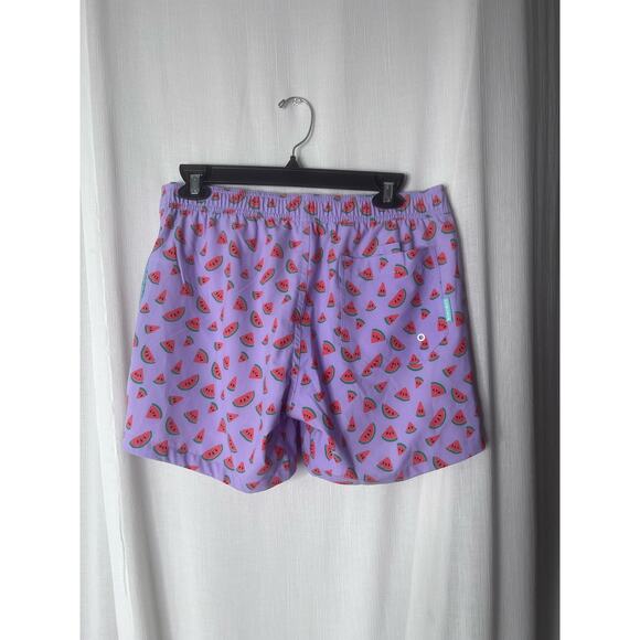 Bonobos Purple Watermelon Print Short Swim Trunks Small - Picture 3 of 7